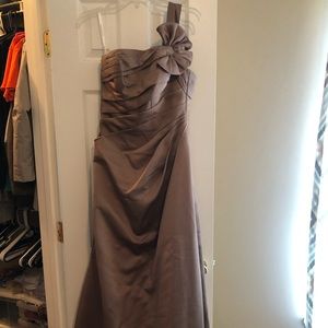 David’s bridal bridesmaid dress